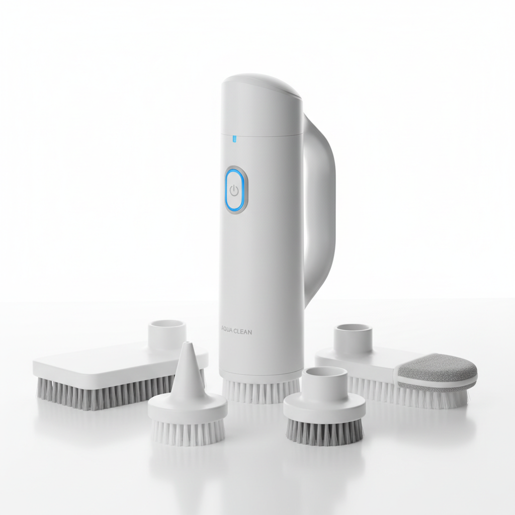Brosse nettoyante électrique sans fil - Blanc